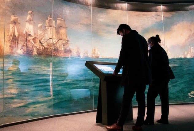 See a new digital interpretation of Wileys Trafalgar Panorama in HMS Victory The Nations Flagship Exhibition
