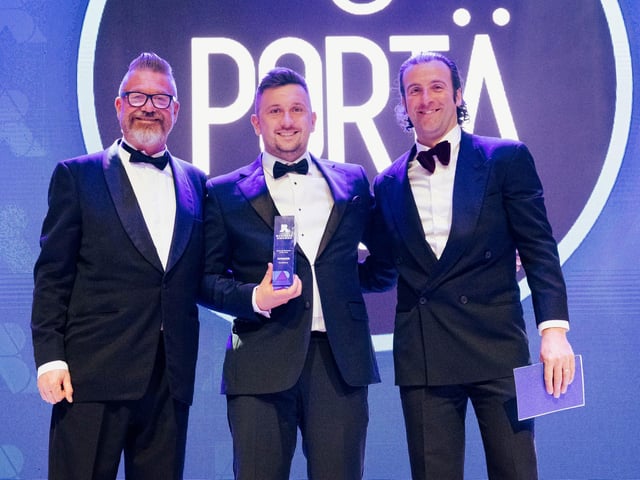 Mark Collins with Portasauna, winners of the Start-Up Business of the Year. Picture: Keith Woodland (270321-19)