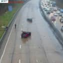 A man has been charged after a popular lorry driver was killed on the M27. Pic: Highways England