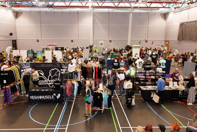 Portsmouth Vegan Festival 2024 drew in hundreds of people who were greeted with a range of vegan stalls and businesses. Picture:Marcin Jedrysiak
