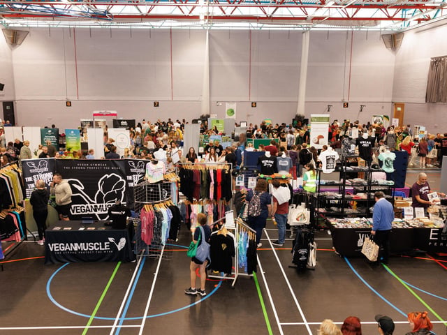 Portsmouth Vegan Festival 2024 drew in hundreds of people who were greeted with a range of vegan stalls and businesses.   Picture:Marcin Jedrysiak