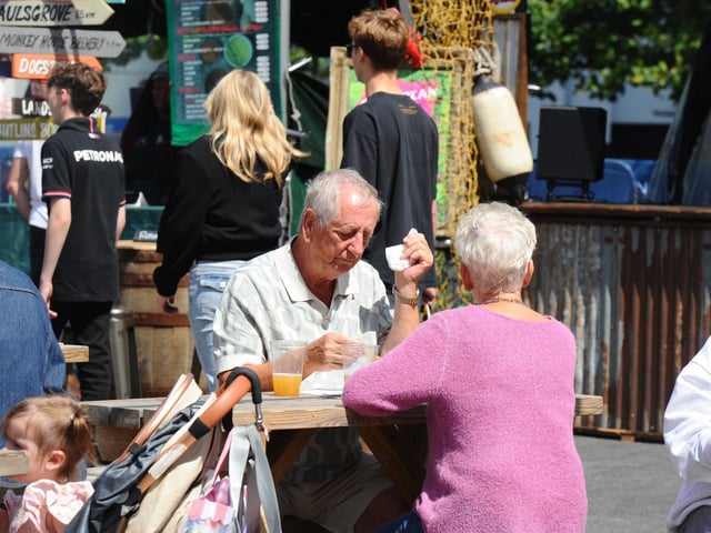 There are a number of tasty options available at the street food festival.  Picture: Sarah Standing (010825-1414)