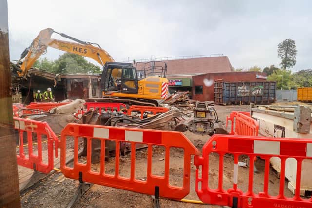 Demolition of Ferneham Hall, Fareham Picture: Habibur Rahman