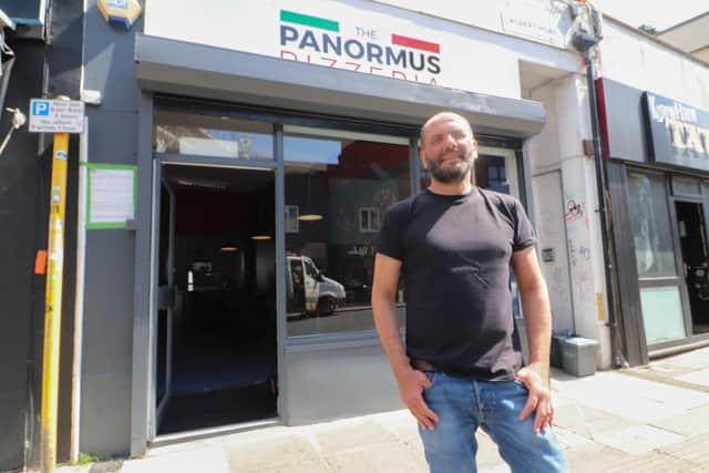 Owner Vince Capasso at Panormus Pizzeria 
Picture: Habibur Rahman