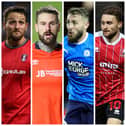 From left: Conor Washington, Sonny Bradley, Dan Butler and Alfie May