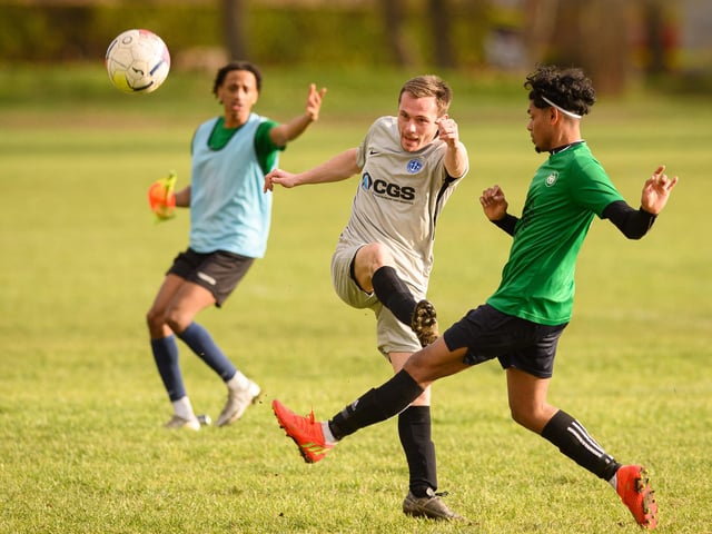 Mother Shipton (grey) v FFTP. Picture by Keith Woodland