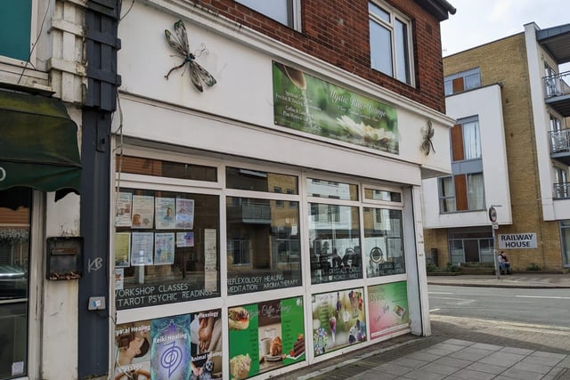 Mystic River Lounge is a 'spiritual style Coffee shop' in High Street, Cosham.