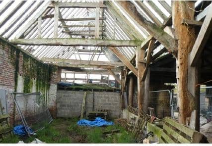 Oak Framed Barn at Hollam Hill Farm. Source: Hampshire County Council design and access statement