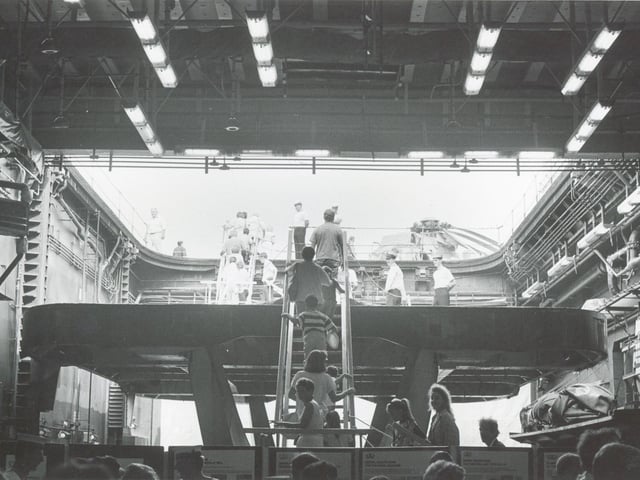 Portsmouth Navy Days on board HMS Ark Royal in 1990.Picture: (2875-2)