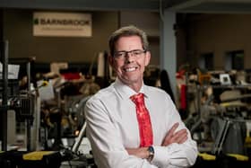 DISAPPOINTED Andrew Barnett of Barnbrook Systems feels the Chancellor could have done more to support international trade