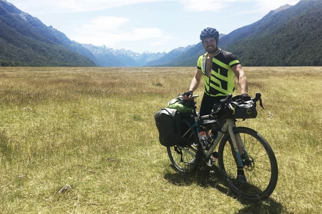 Andy Baker is cycling 400km in one day to raise money for his friend, Reece Payne, who needs to go to Japan for life saving treatment.