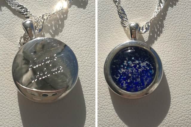 Amy O'Keefe lost a necklace and pendant containing her dad's ashes in Southsea. Picture: Amy O'Keefe