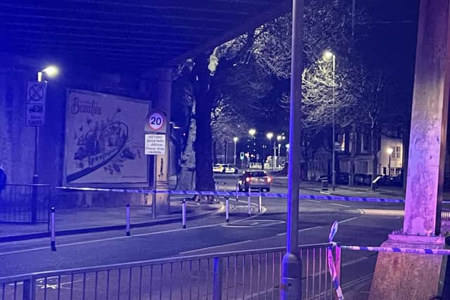 The Hard remains cordoned off. Picture: JPIMedia