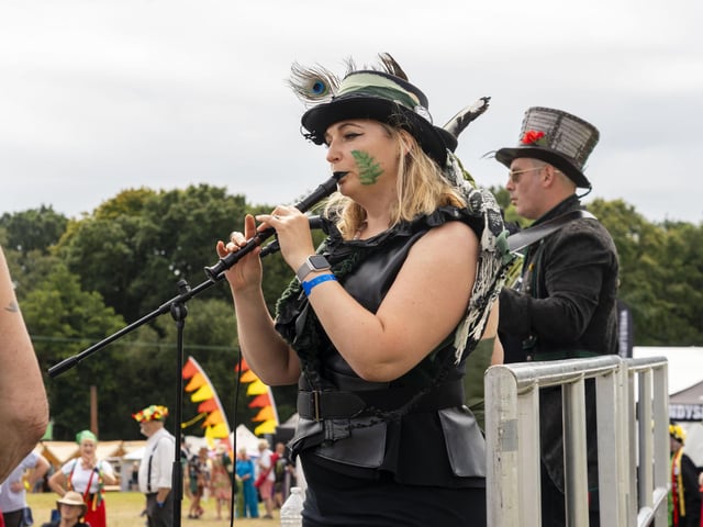 Morris Dancers perform at Wickham Festival