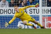 Pompey goalkeeper Alex Bass. Picture: Simon Davies