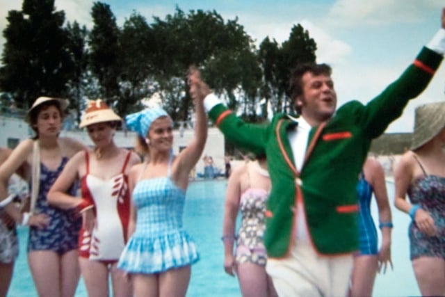 Filming of film Tommy at Hilsea lidoAnn-Margret and Oliver Reed camp it up at Hilsea Lido which doubled as Bernie's Holiday Camp during the 1974 filming of Tommy