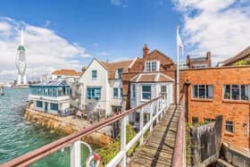 This four bedroom home in Bath Square, Old Portsmouth, is on the market for £3.25m. It is listed on Rightmove by Fry and Kent.