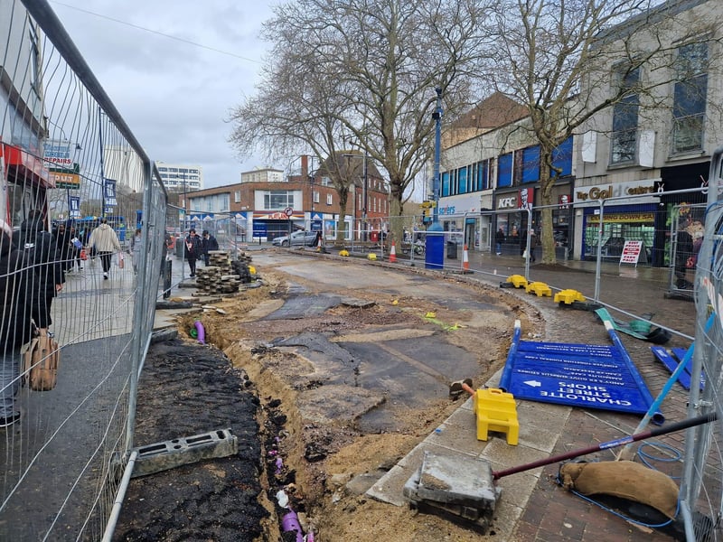 Changes include new seating, more planting, play equipment for children, new cycle stands, and a pavement graphic by local artist, Angela Chick following a successful competition run in conjunction with the council’s Safer Streets team.