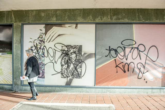 Portsmouth City Council is pushing back against graffiti, fly-tipping and other nuisance crimes across the cityPictured: Graffiti around Southsea, Portsmouth on Monday 14 February 2022Picture: Habibur Rahman