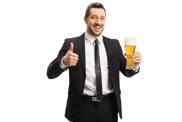 Liking alcohol-free lager. Picture: Adobe Stock