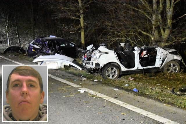 Gillian Casey, 75, of Turnbull Road, Chichester, and Elizabeth Wales, known as Anne Wales, 80, of Melbourne Road, Chichester were killed in a crash by Ryan Dowling, pictured

Picture: Sussex police