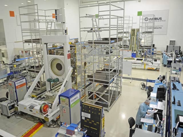 Inside the Airbus Defence and Space facility in Hilsea 
Picture: Ian Hargreaves (150394-7)