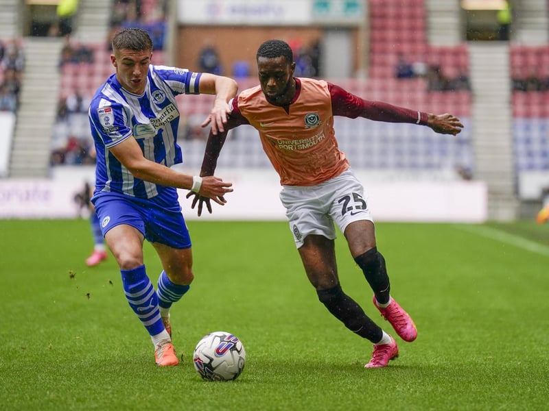 Abu Kamara on the charge against Wigan at the DW Stadium. Picture: Jason Brown/ProSportsImages