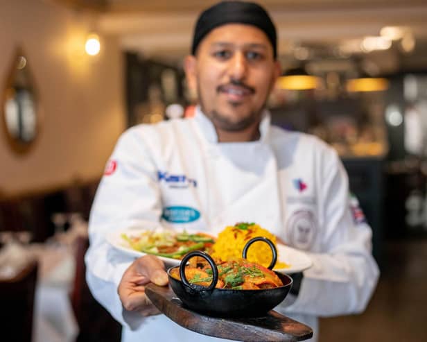 Multiple readers reccomended the Akash Indian restaurant.

Pictured: Chef Faz Forhad Ahmed with the popular dishes at the Akash. Picture: Habibur Rahman