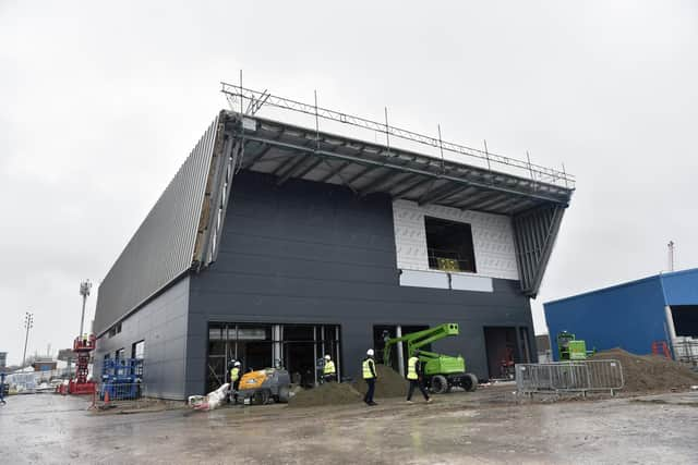 Upon completion, the new cruise terminal will be one of the first in the country to run on net-zero carbon emissions, thanks to combination of solar panels, battery storage, and sustainable sea water used to heat the building.
Picture: Sarah Standing