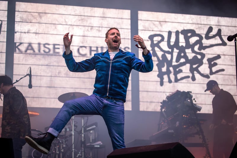 Kaiser Chiefs smashed the Common Stage on Saturday evening to a packed crowd. Photo by Alex Shute