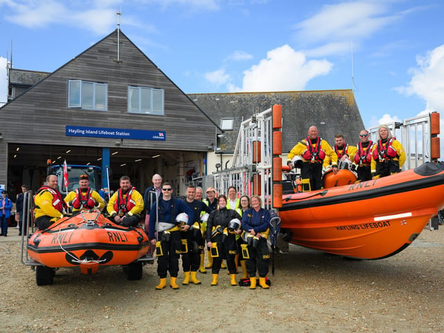 Pictured is: The Hayling Island Boat and Beach crewsPicture: Keith Woodland