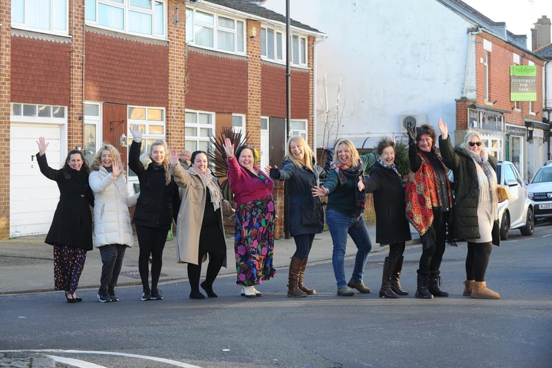 Alverstoke village has a high percentage of female business owners.Pictured is: Just some of the business owners in Alverstoke village.Picture: Sarah Standing