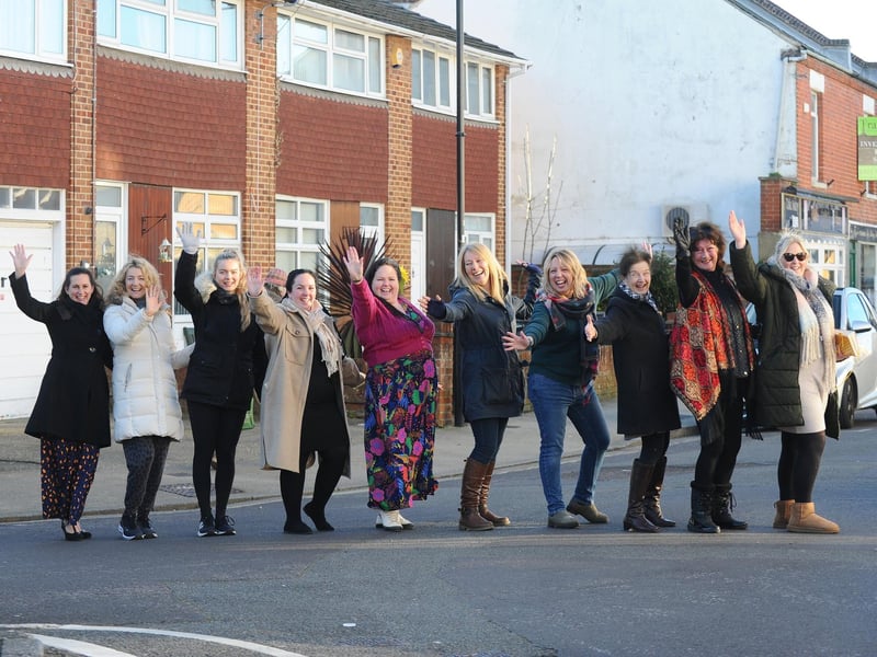 Alverstoke village has a high percentage of female business owners.Pictured is: Just some of the business owners in Alverstoke village.Picture: Sarah Standing