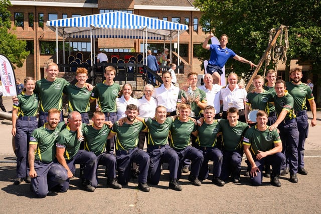 HMS Collingwood held the Junior Leaders Fieldgun Competition (JRFG) with teams from the RN and Army, Sea Cadets, BAE and UTC Colleges.
The winners - Victory Squadron
Picture: Keith Woodland