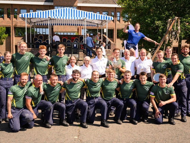 HMS Collingwood held the Junior Leaders Fieldgun Competition (JRFG) with teams from the RN and Army, Sea Cadets, BAE and UTC Colleges.
The winners - Victory Squadron
Picture: Keith Woodland