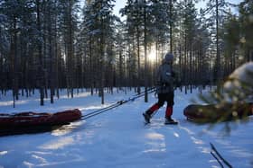 Image captured during the Arctic Adventure challenge.