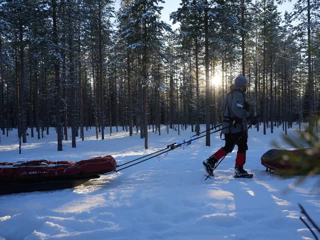 Image captured during the Arctic Adventure challenge.