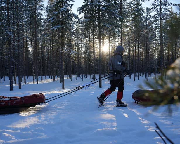 Image captured during the Arctic Adventure challenge.