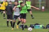 Bedhampton Village Reserves (green) v Fleur de Lys. Picture: Keith Woodland