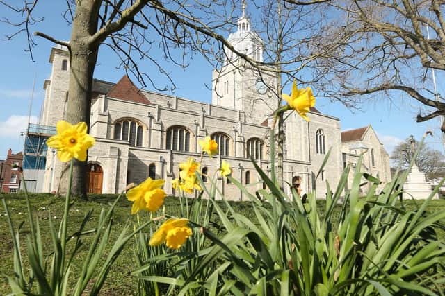 Portsmouth Cathedral 
Picture: Chris Moorhouse (230321-15)