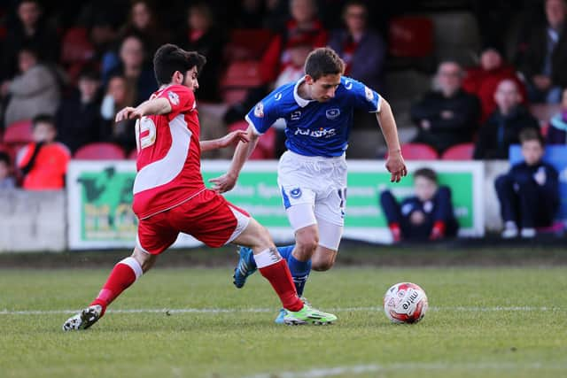 Wes Fogden spent one-and-a-half years at Fratton Park before released on a free transfer in the summer of 2015. Picture: Joe Pepler