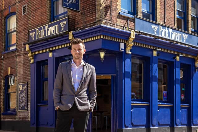 Adam Stevenson, 32, the new manager at the Park Tavern in Spring Street. Picture: Mike Cooter (290722)