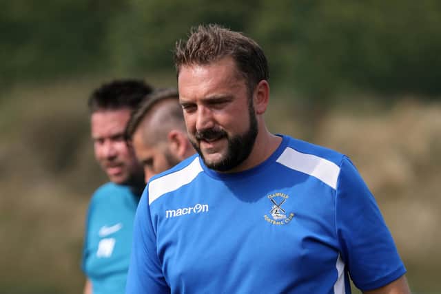 Clanfield manager Lee Blakely. Picture: Chris Moorhouse