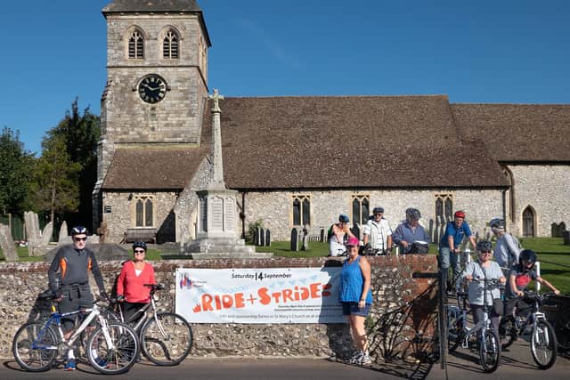 Ride and Stride is set to return for 2020. Pictured: People enjoying last year's event across Hampshire