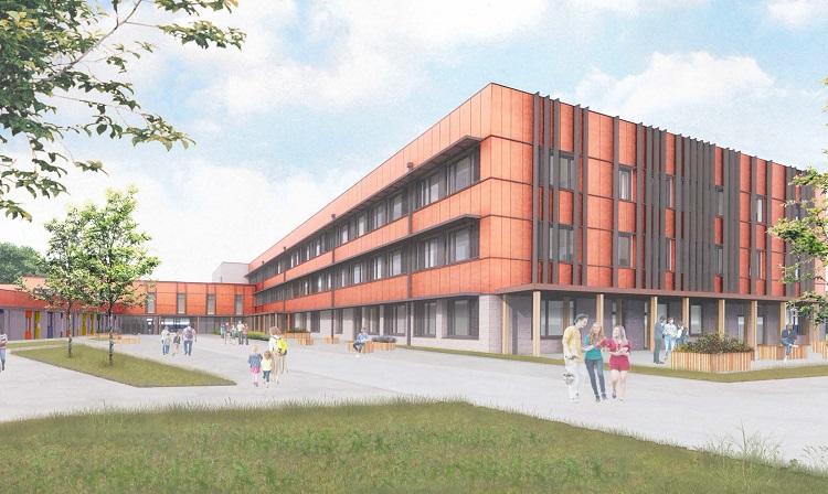The new Currie Community High School will be Scotland's first Passivhaus secondary school and is planned to be built at a cost of £50 million by 2024.