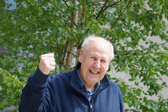 Patient Ivan Symonds, 84, from Southsea, was diagnosed with prostate cancer in 2012. He took part in the ProCAID trial which showed that adding a targeted cancer drug to chemotherapy treatment can improve survival for patients with advanced prostate cancer.
Picture: Cancer Research UK