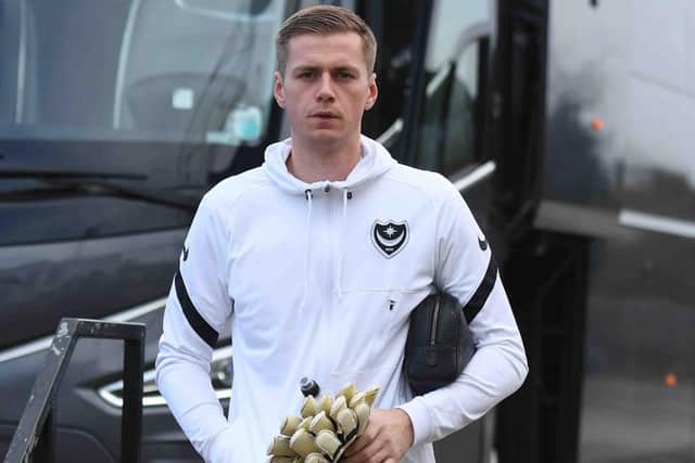 Alex Bass has returned to Pompey after his loan spell at Bradford.    Picture: Dennis Goodwin