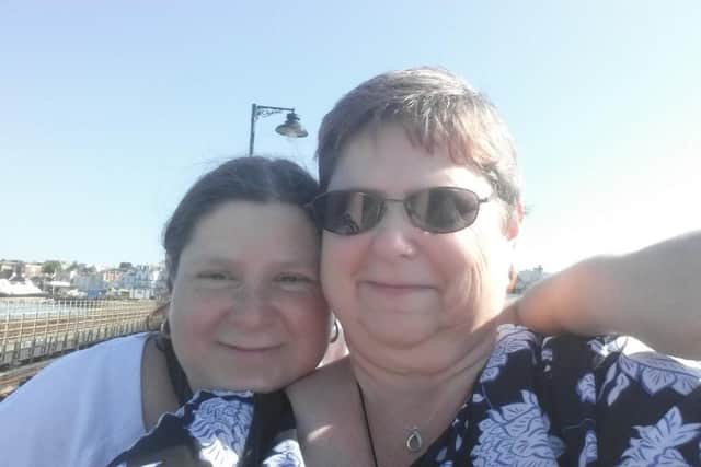 Emma Dickinson and mum Sue Foulsham