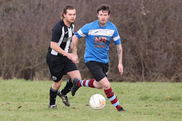 Emsworth (black/white) v Bransbury. Picture by Kevin Shipp