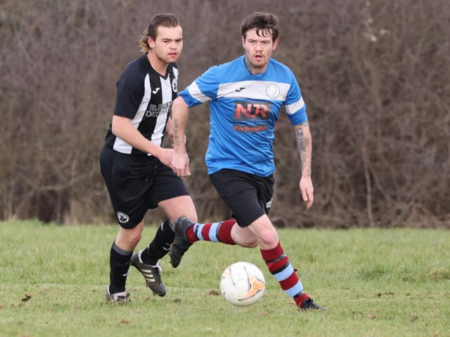 Emsworth (black/white) v Bransbury. Picture by Kevin Shipp
